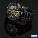 CG -11007-11P EDI_FICE Black Stainless Steal Man's Watch.