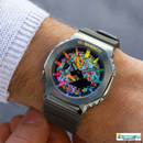 CG X9-110122-11P CASI_OK Silver Green Watch.