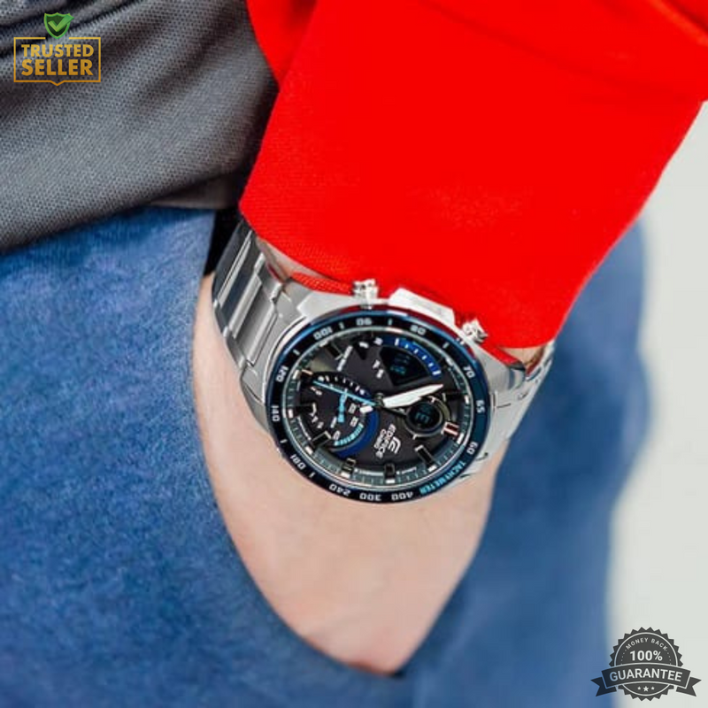 M-EDF21141 –Silver Stainless Steal Watch: