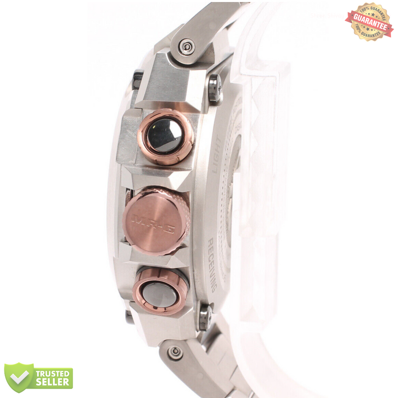 MR-G-21L2102 Pink Sapphire Crystal Watch: