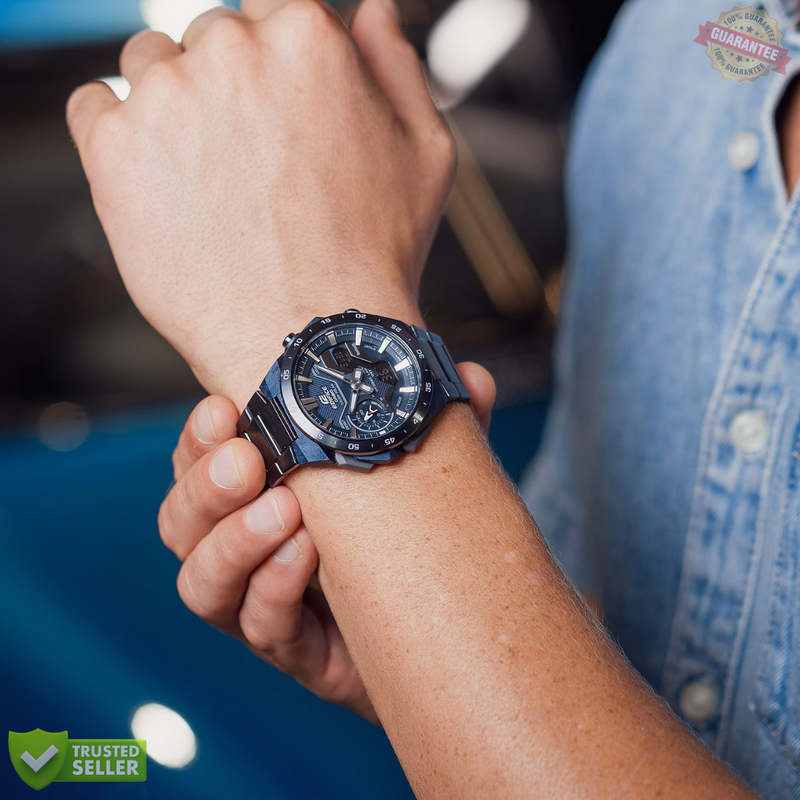 M-21 ED2110 Edifice Blue Magic Watch.