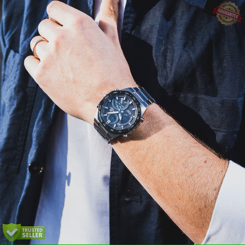 M-EDF21141 –Silver Stainless Steal Watch: