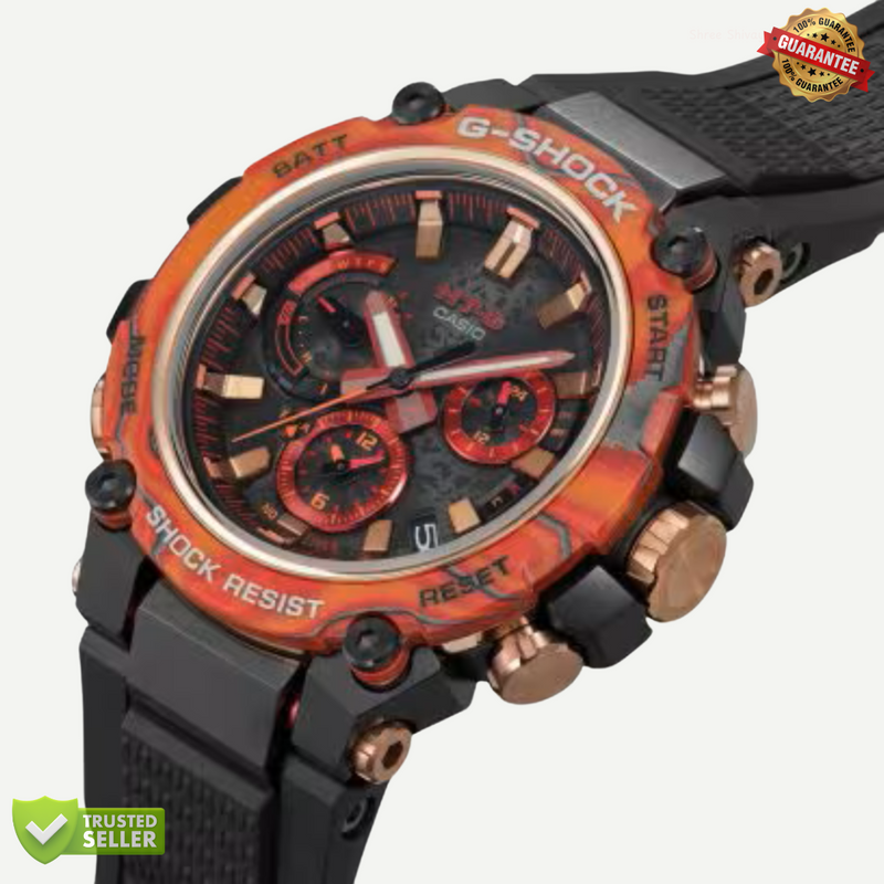 MT-G-Q1125 Redis Black Belt Watch: