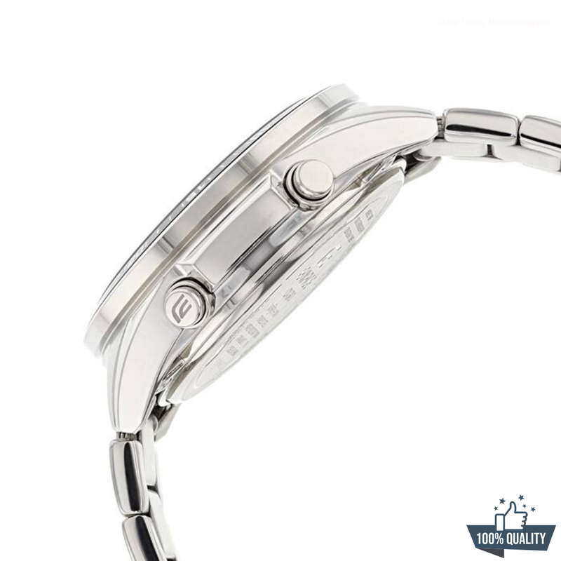 G-1A2110 Edifice Stainless Steal Black Dial.