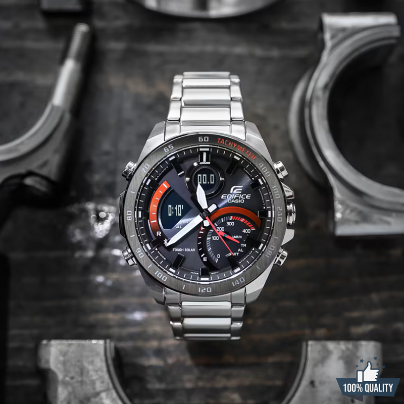 G-1A2110212 Edi_fic Silver Stainless Steal Watch.