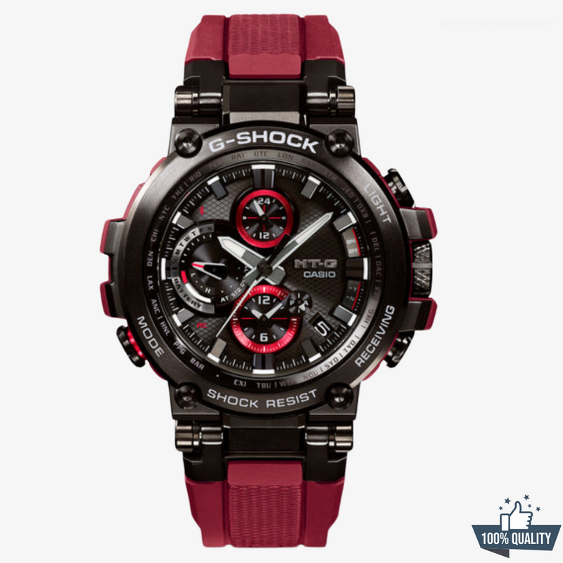 MT-215100 GT-1 Red Black Dial Watch.