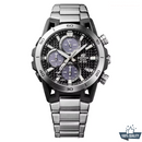 G-1A2110212 Edifice WR-110 Silver Black