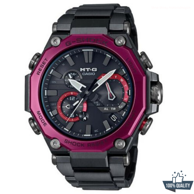 MT-GT21100 Black Purple Watch.