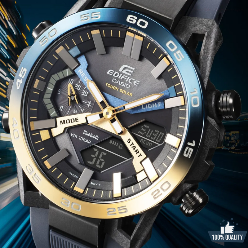 EC-2114512 Edifice Blue Honda Racing Watch.