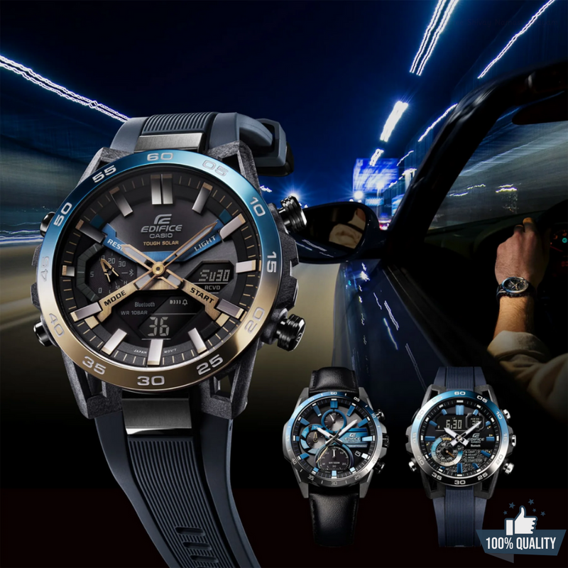 EC-2114512 Edifice Blue Honda Racing Watch.