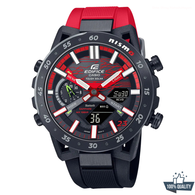 ECB-T21100  Edifice SOS Red Honda Watch.