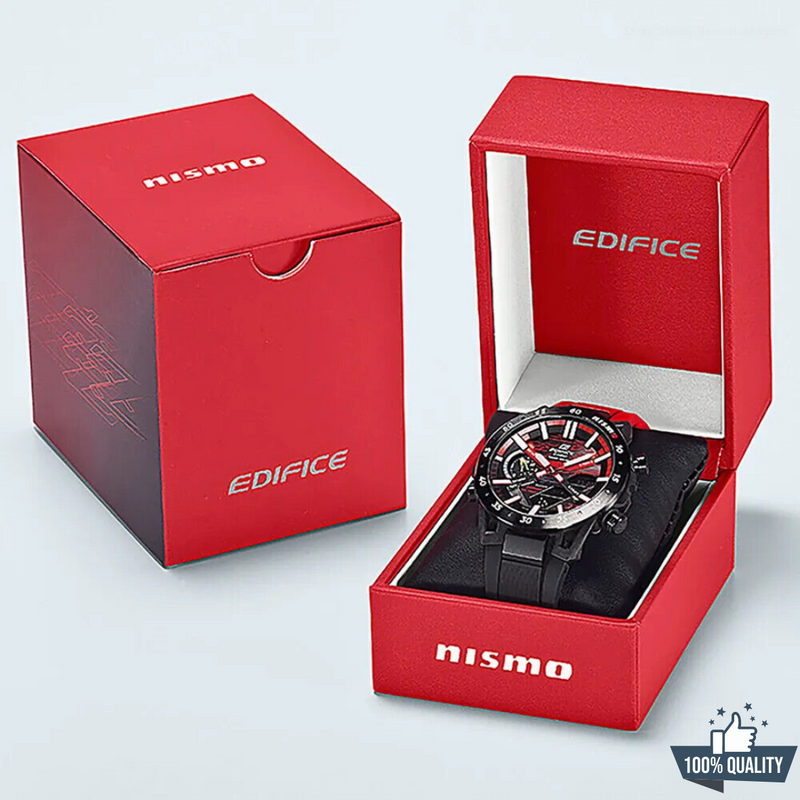 ECB-T21100  Edifice SOS Red Honda Watch.