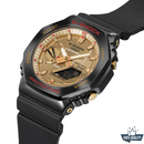 G-210012 Premium Black Golden Watch.