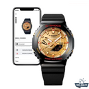 G-210012 Premium Black Golden Watch.