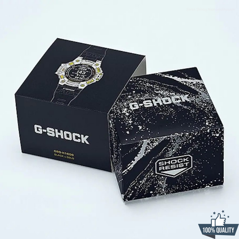 G-1A21102 G-SQUAD Black Orange Watch.