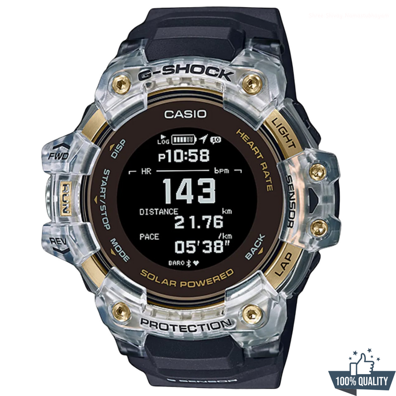 G-1A21102 G-SQUAD Black Orange Watch.